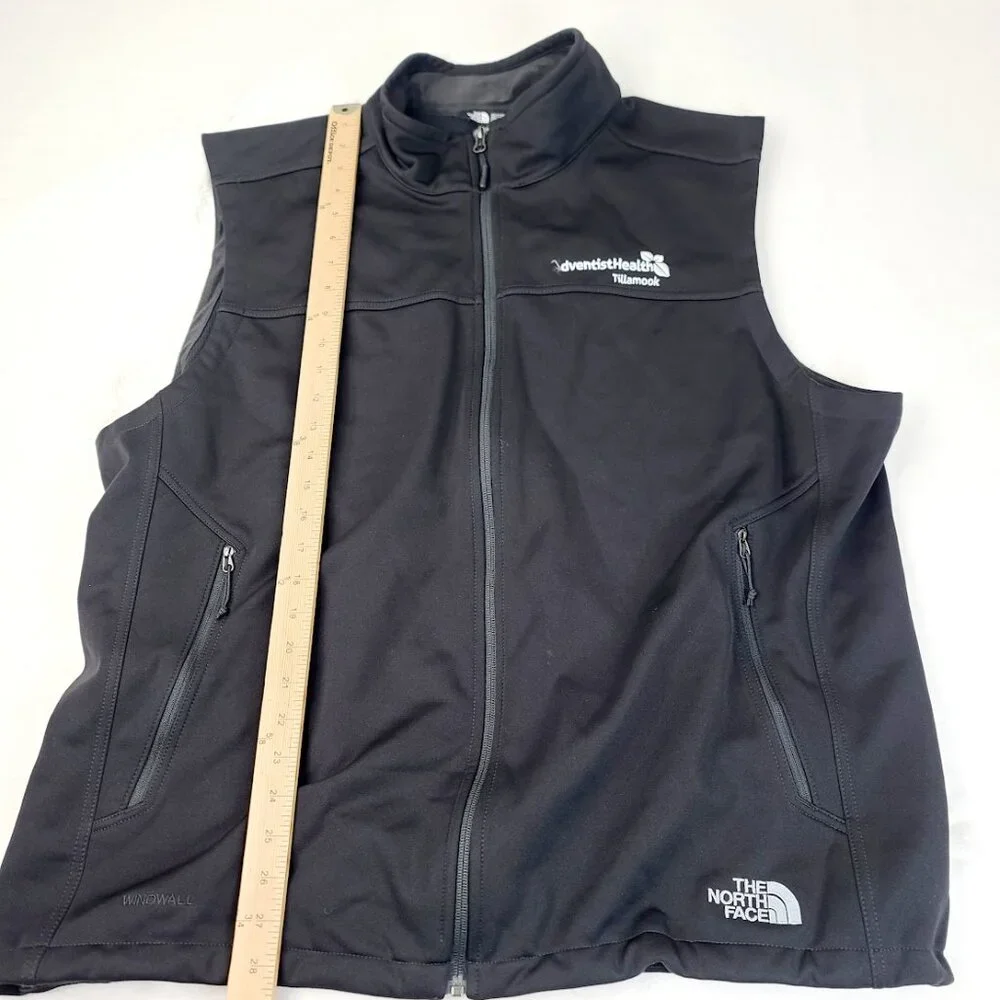 The North Face‎ Men's Black Ridgewall Softshell Wind Wall Basic Vest Size XXL